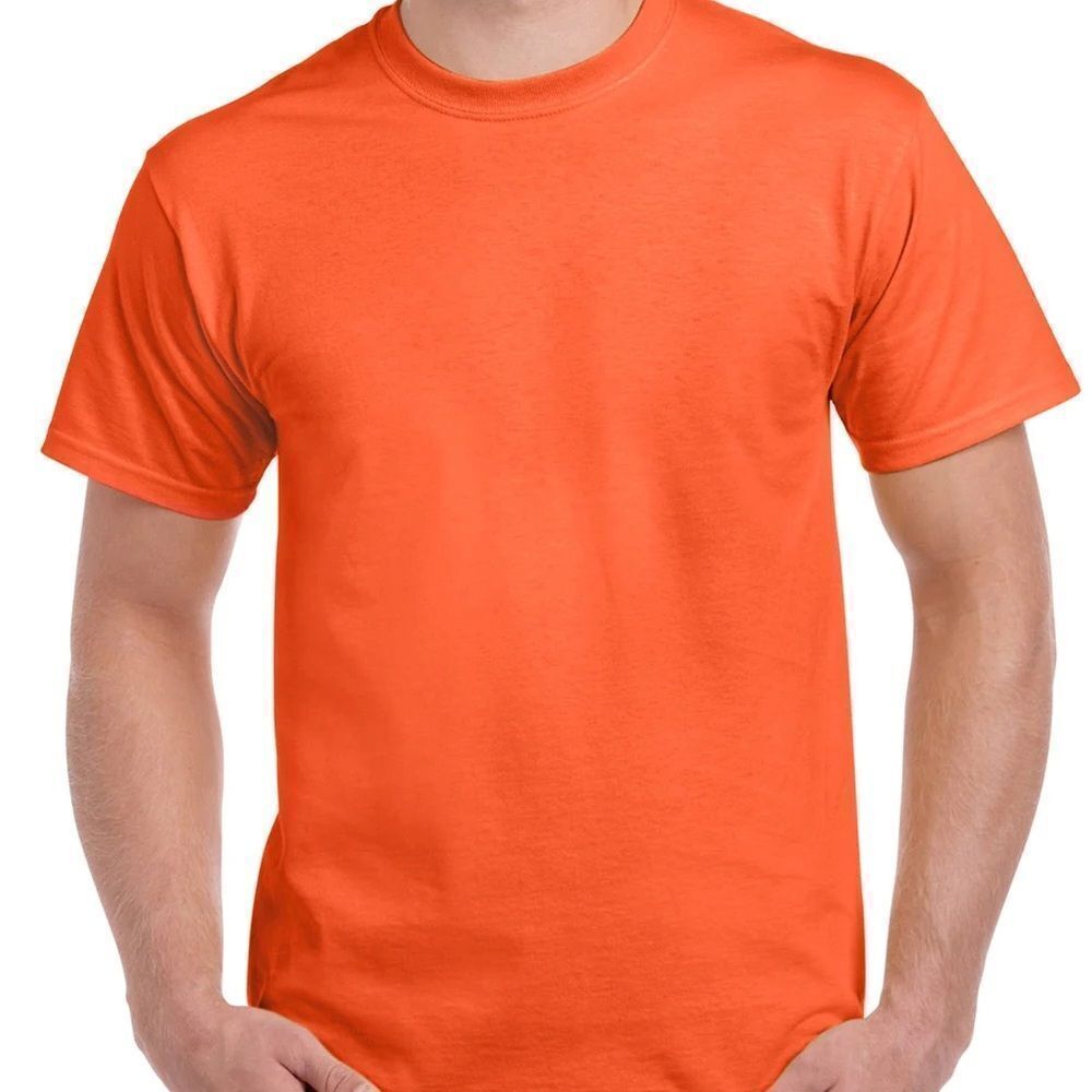 3for$20 UNISEX orange shirt short sleeve select your size small- xl